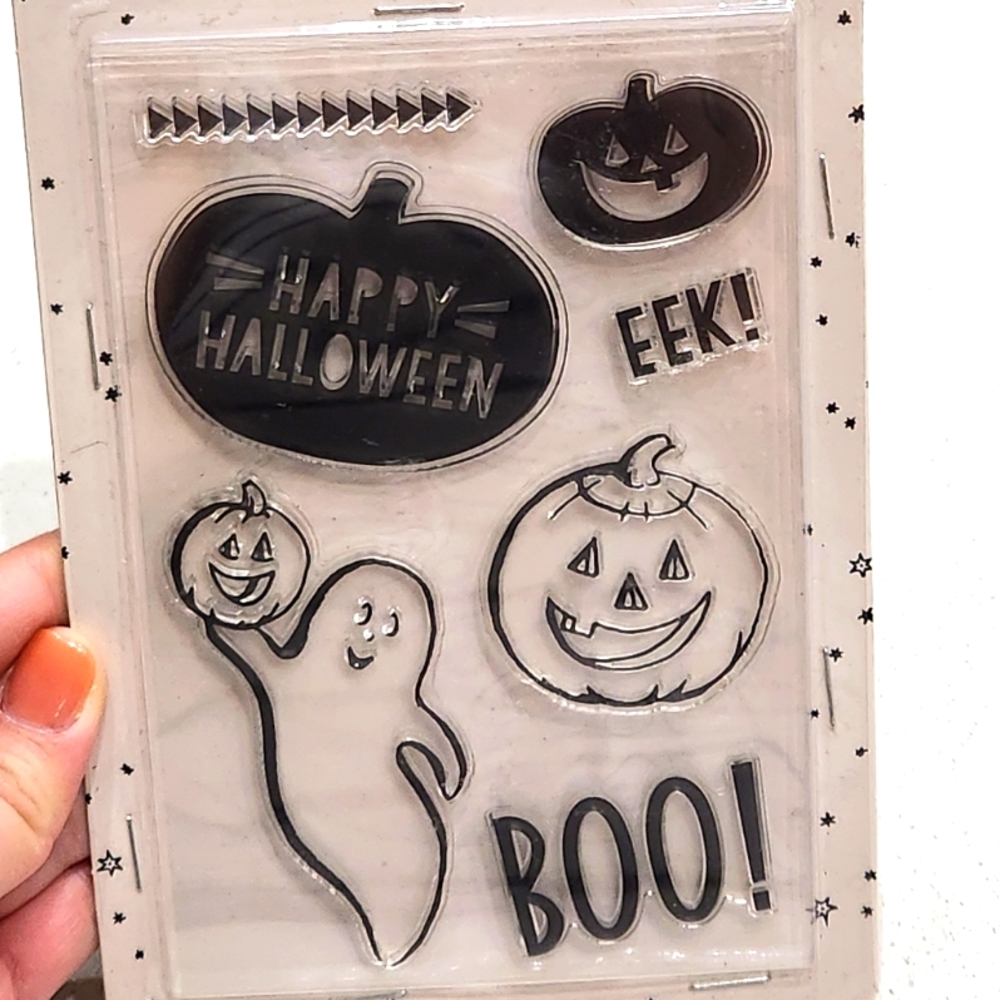 Crate Paper Halloween clear stamps